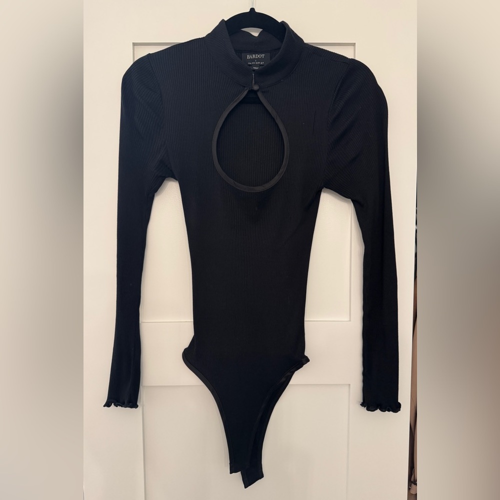 Bardot Women’s Long Sleeve Bodysuit- Black